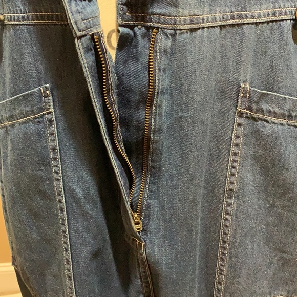 Anthropologie Mare Mare Aya Denim Utility Jumpsuit M - Picture 10 of 11